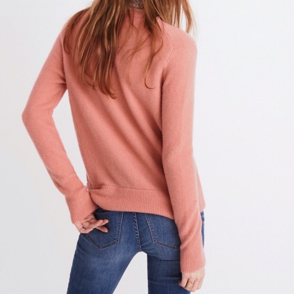 Madewell Rose Faux Wrap Sweater - Picture 3 of 7